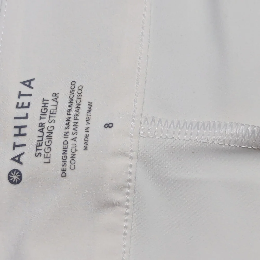 Athleta Cream Leggings - Picture 3 of 5